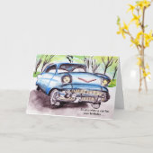 Eerste Auto Kaart (Gele Bloem)