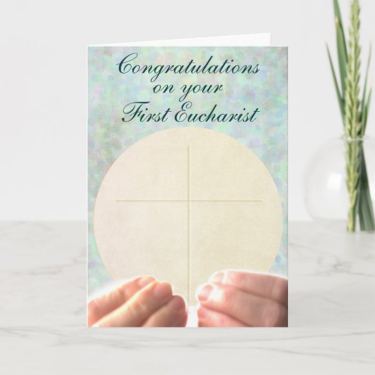 Eerste Avondmaal Kaart (Voorkant)