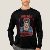 Eerste Baas Tri-Blend Shirt (Voorkant volledig)