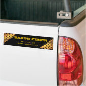 EERSTE BEGIN! We zullen de andere planeten later o Bumpersticker (Op Truck)