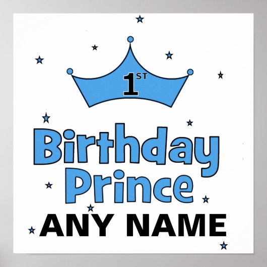 Eerste Birthday Prince Poster! Poster (Voorkant)