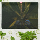 Eerste Bloei, Plumeria Theedoek (Gevouwen)