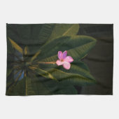 Eerste Bloei, Plumeria Theedoek (Horizontaal)
