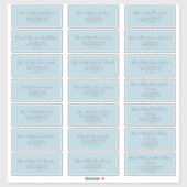 Eerste Bloom Coordinate Guest Adresetiketten Sticker (Vel)