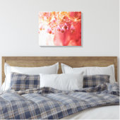 Eerste Blush  gouden roze kroonluchter canvas (Insitu (Slaapkamer))