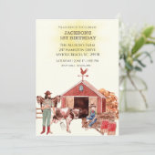 Eerste Boerderij op de geboorte Kaart (Staand voorkant)