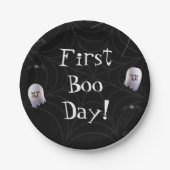 Eerste Boo Day Party Bord (Voorkant)