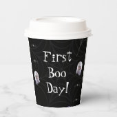 Eerste Boo Day Party Cup met deksel Papieren Bekers (Voorkant)
