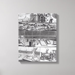 Eerste Bord van de wolenindustrie Canvas Afdruk