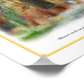 Eerste breedtegraad 8,5 x 11 poster (Hoek)