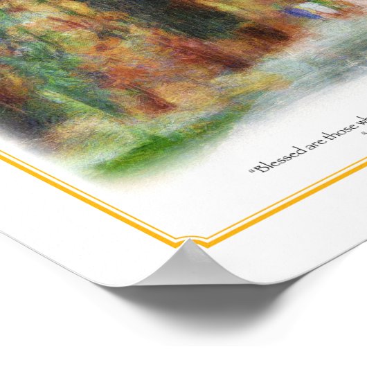 Eerste breedtegraad 8,5 x 11 poster (Hoek)