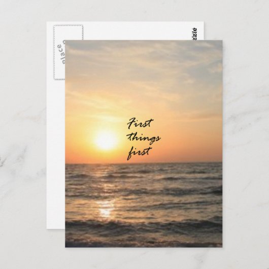 Eerste Briefkaart (Voorkant / Achterkant)