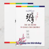 Eerste Britse Tapestry Banner Korean Style Kaart (Voorkant / Achterkant)