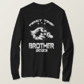 Eerste Broeder Est 2023 Funny Vaderdag T-shirt (Design voorkant)