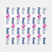 Eerste bus gooien deken (Voorkant (Horizontaal))