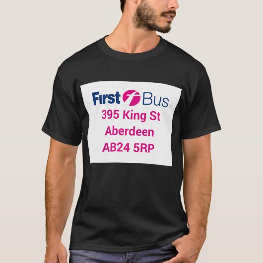 Eerste bus T-shirt (Voorkant)