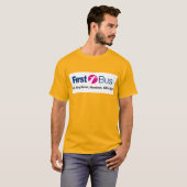 Eerste bus T-shirt (Voorkant volledig)