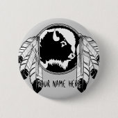 Eerste Buttonnen Aangepaste Metis Wildlife Button (Voorkant)
