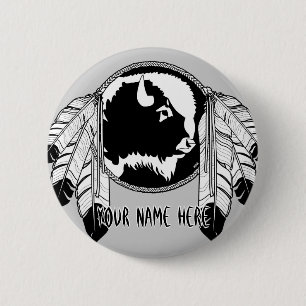 Eerste Buttonnen Aangepaste Metis Wildlife Button