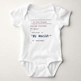 Eerste C++ programma voor baby's Romper