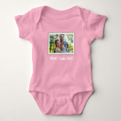 EERSTE CLASS DAD Beste vader aangepaste horizontal Romper (Voorkant)
