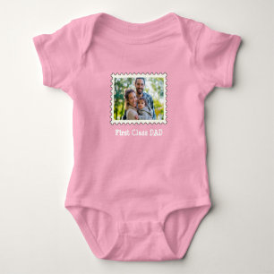 EERSTE CLASS DAD Beste vader aangepaste horizontal Romper