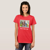 EERSTE CLASS DAD Beste vader aangepaste horizontal T-shirt (Voorkant volledig)