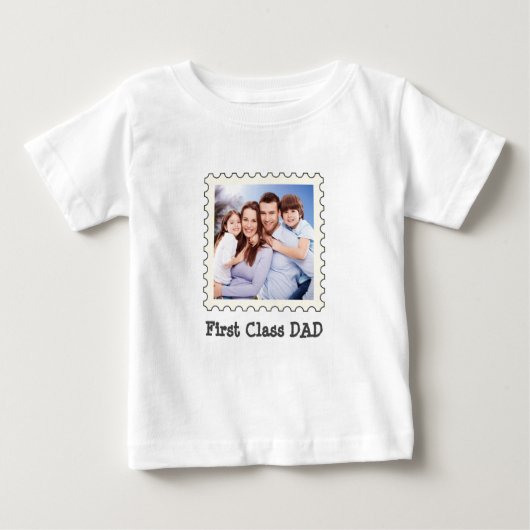EERSTE CLASS DAD Beste vader ooit aangepaste vierk (Voorkant)