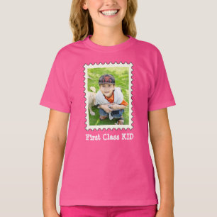 EERSTE CLASS KIND Beste Kind ooit aangepaste foto T-shirt