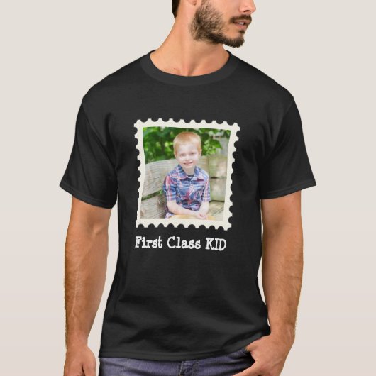 EERSTE CLASS KIND Beste Kind ooit aangepaste vierk T-shirt (Voorkant)