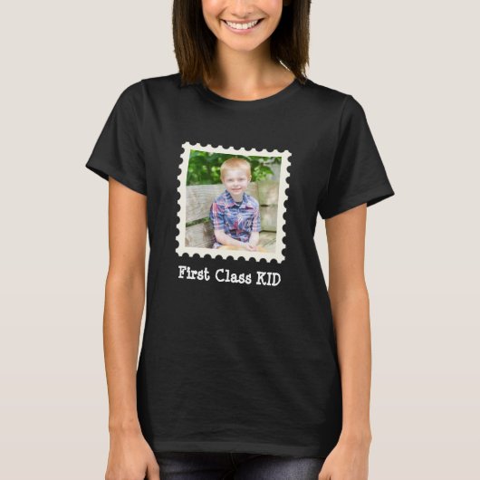 EERSTE CLASS KIND Beste Kind ooit aangepaste vierk T-shirt (Voorkant)