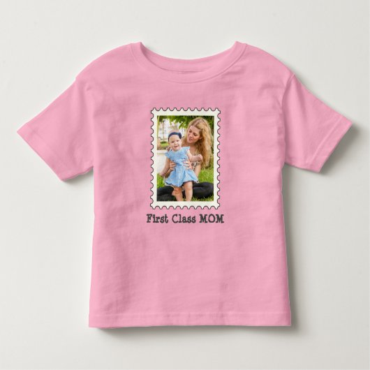 EERSTE CLASS MOM Beste mama ooit aangepaste moeder Kinder Shirts (Voorkant)