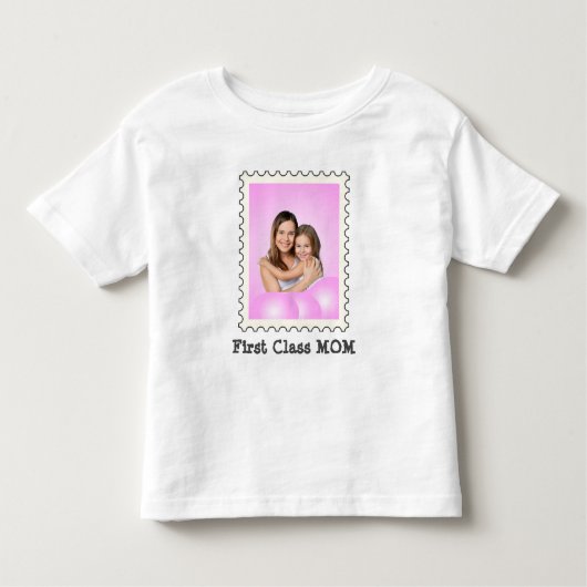 EERSTE CLASS MOM Beste mama ooit aangepaste moeder Kinder Shirts (Voorkant)