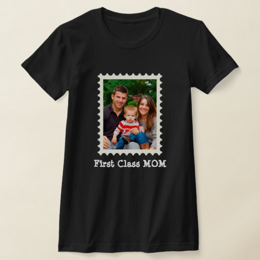 EERSTE CLASS MOM Beste mama ooit aangepaste moeder T-shirt (Laagn)