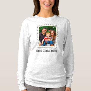 EERSTE CLASS MOM Beste mama ooit aangepaste moeder T-shirt
