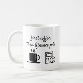 Eerste Coffee Mok Finance Accounting Gift Aanpasse (Links)