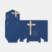 Eerste communautaire gouden kruising bedankdoosjes (Uitgevouwen)