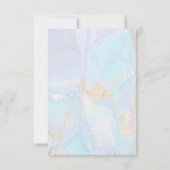 Eerste Communie blauw marmer Kaart (Achterkant)