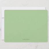 Eerste communie certificaat, aangepaste invulling kaart (Achterkant)