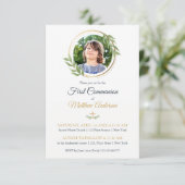 Eerste Communie Custom Photography Kaart (Staand voorkant)