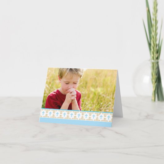 Eerste Communie, doop | bedankkaart (Voorkant)