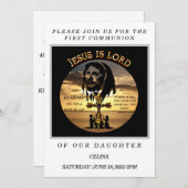 Eerste communie kaart (Voorkant / Achterkant)