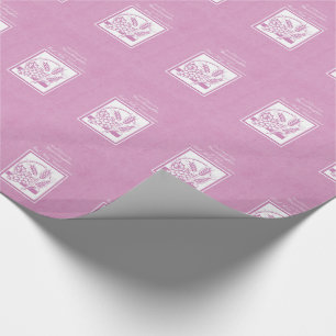Eerste communie kleindochter, Roze Cadeaupapier