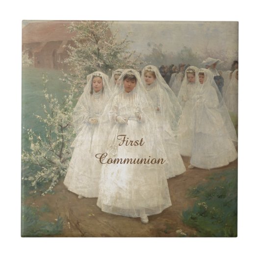 Eerste communie tegeltje (Voorkant)