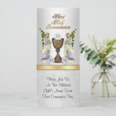 Eerste communie uitnodiging  (Staand voorkant)