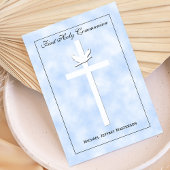 Eerste communie uitnodiging voor jongens