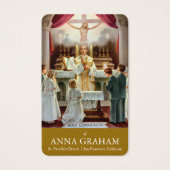 Eerste communiegebeden | Jongen & Meisje 3 Visitekaartje (Voorkant)