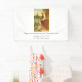 Eerste communiqué banner: Eucharistisch in alles Spandoek (Insitu)