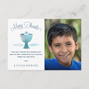 Eerste communiqué Bedankt, Aanpassen, Eenvoudig Bedankkaart