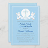 Eerste communiqué Boy Blue uitnodiging (Voorkant / Achterkant)